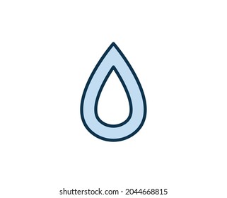 Water premium line icon. Simple high quality pictogram. Modern outline style icons. Stroke vector illustration on a white background. 