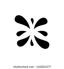 Water procedures black icon concept. Water procedures flat  vector symbol, sign, illustration.