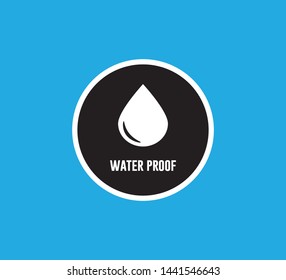 Water Proof Icon, Vector Design