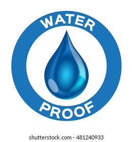 Water Proof Logo , Icon And Vector