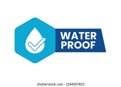 Water proof on dust with flat check mark