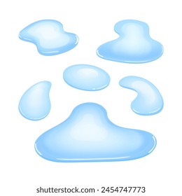 water puddle design isolated on white background. Vector illustration EPS 10.