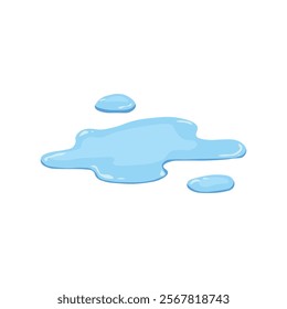 Water Puddle Vector Illustration Clipart