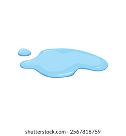 Water Puddle Vector Illustration Clipart