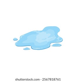 Water Puddle Vector Illustration Clipart