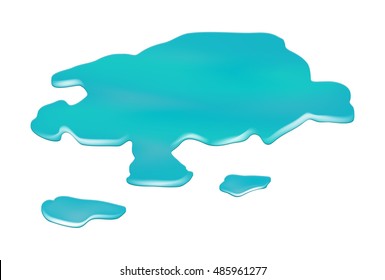 water puddle vector symbol icon design. Beautiful illustration isolated on white background
