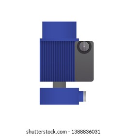 Water pump. Equipment for water supply. Vector illustration