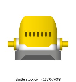 Water pump icon cube shape. Built in electronic controller with inverter function. Automatic start, stop and protection from dry running. For home device that require constant water pressure.