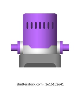 Water pump icon cylinder shape. Built in electronic controller with inverter function. Automatic start, stop and protection from dry running. For home device that require constant water pressure.