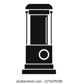 Water pump icon. Simple illustration of water pump vector icon for web design isolated on white background