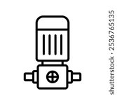 water pump icon vector design template simple and clean