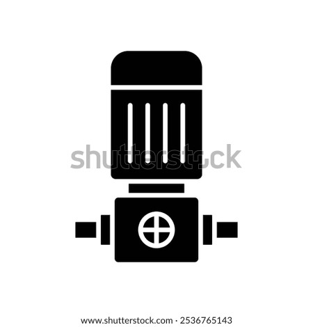 water pump icon vector design template simple and clean