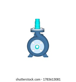 Vektorgrafik-Logo-Vorlage für Wasserpumpe 