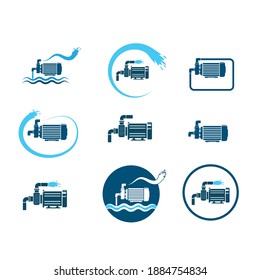 Water Pump Machine Icon Vector Illustration Design Web Templates