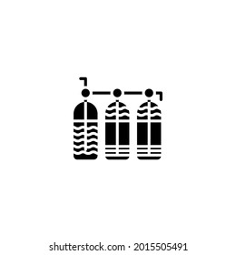 icono de purificación de agua en vector. logotipo