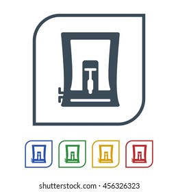 Water purifier Icon Isolated on White Background.vector illustration icon