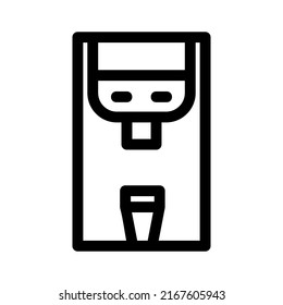 water purifier icon or logo isolated sign symbol vector illustration - high quality black style vector icons
