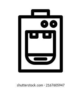 water purifier icon or logo isolated sign symbol vector illustration - high quality black style vector icons
