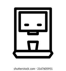 water purifier icon or logo isolated sign symbol vector illustration - high quality black style vector icons
