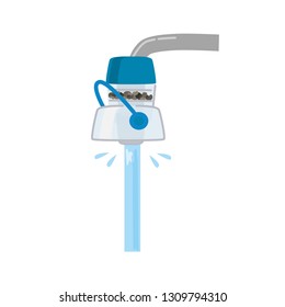 Water purifier illustration