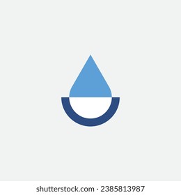 Water purify logo design illustration vector template