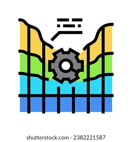 water quality testing hydrogeologist color icon vector. water quality testing hydrogeologist sign. isolated symbol illustration