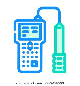 water quality testing hydrogeologist color icon vector. water quality testing hydrogeologist sign. isolated symbol illustration