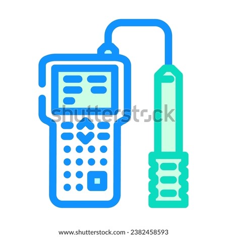 water quality testing hydrogeologist color icon vector. water quality testing hydrogeologist sign. isolated symbol illustration