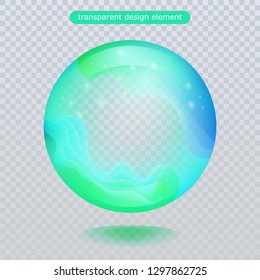 Water rain drop isolated on transparent background. Vector clear dew, water bubble or glass surface ball for your design. Vector ilustration. Eps10
