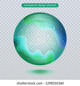 Water rain drop isolated on transparent background. Vector clear dew, water bubble or glass surface ball for your design. Vector ilustration. Eps10