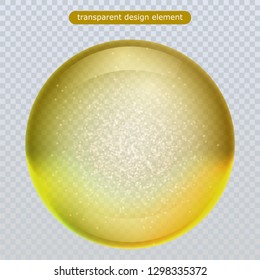 Water rain drop isolated on transparent background. Vector clear dew, water bubble or glass surface ball for your design. Vector ilustration. Eps10
