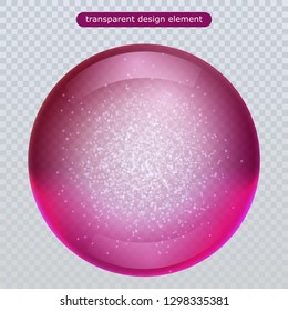 Water rain drop isolated on transparent background. Vector clear dew, water bubble or glass surface ball for your design. Vector ilustration. Eps10