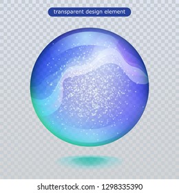 Water rain drop isolated on transparent background. Vector clear dew, water bubble or glass surface ball for your design. Vector ilustration. Eps10