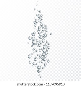 Water rain drops or steam shower. Clear vapor bubbles on window glass surface. Vector illustration isolated on transparent background