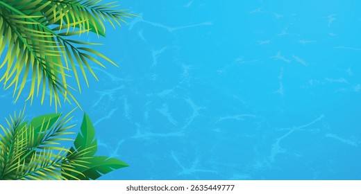 Water with reflections of palm trees abstract backgrounds, can be used for wallpaper, pattern, web, blog, surface, textures, graphic and printing.