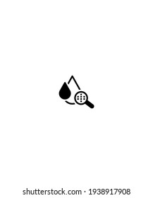 icono de investigación de agua,mejor icono plano vector.