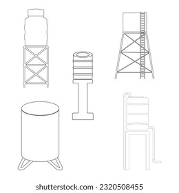 water reservoir icon vector illustration design