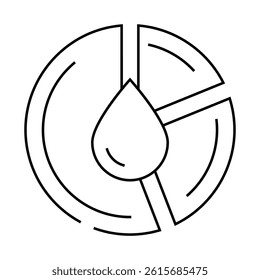 water resource management hydrogeologist line icon vector. water resource management hydrogeologist sign. isolated contour symbol black illustration