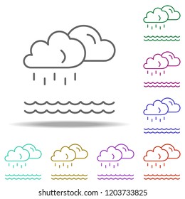 water resource outline icon. Elements of Ecology in multi color style icons. Simple icon for websites, web design, mobile app, info graphics