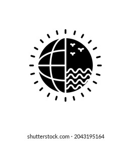 Water Resources icon in vector. Logotype