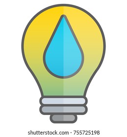 Water resources management vector icon