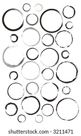 Water Rings Vector Set