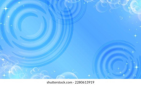 water ripple background. Vector data that is easy to edit.