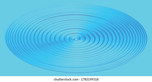 Olas de sonido de efecto rizado de agua