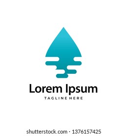 Water ripple logo