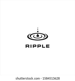 Water Ripple Logo Design Template