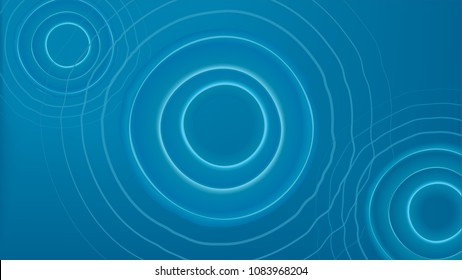 Water ripples vector