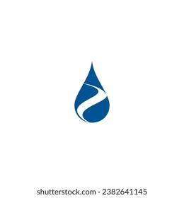 diseño del logotipo del agua y los ríos