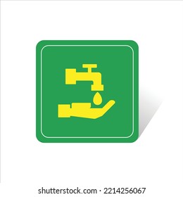signo de ahorro de agua, se puede usar para icono
