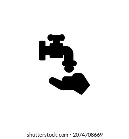 ilustración de icono de escasez de agua gráfico vectorial